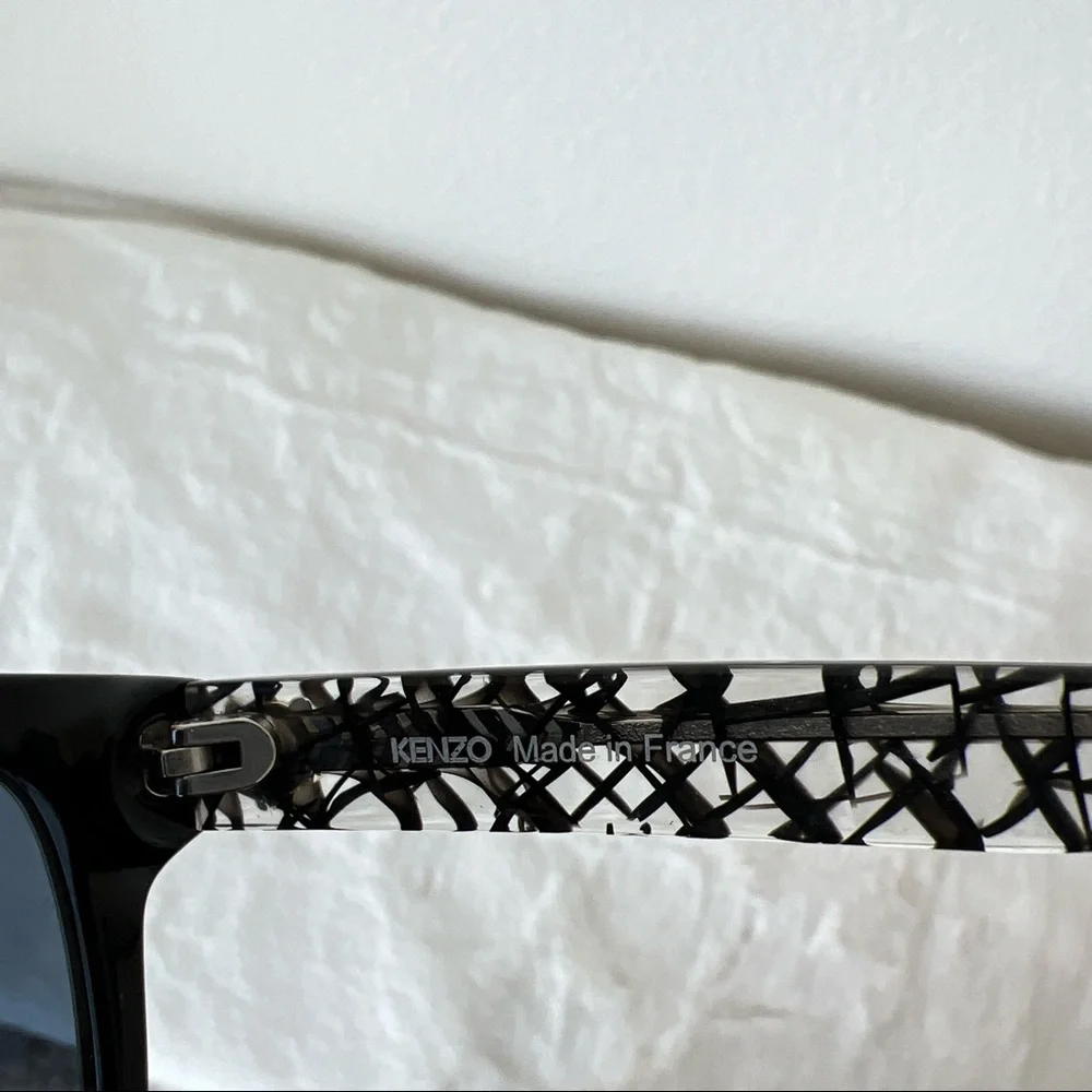 Kenzo Black Frame Glasses KZ3211 03 - Picture 6 of 9